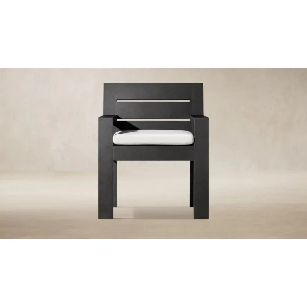 Marbella Aluminum Dining Armchair (1)
