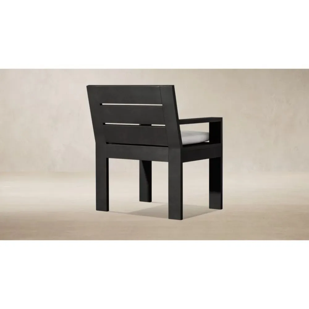 Marbella Aluminum Dining Armchair (2)