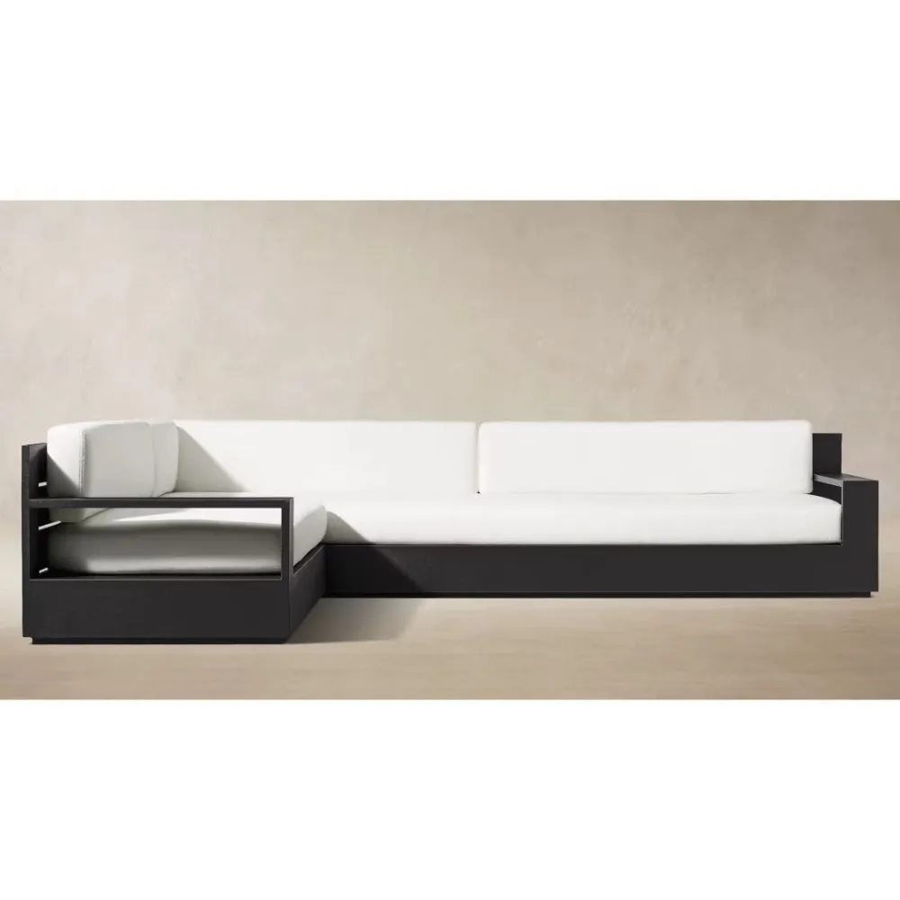 Marbella Aluminum Left-Arm L-Sectional (4)