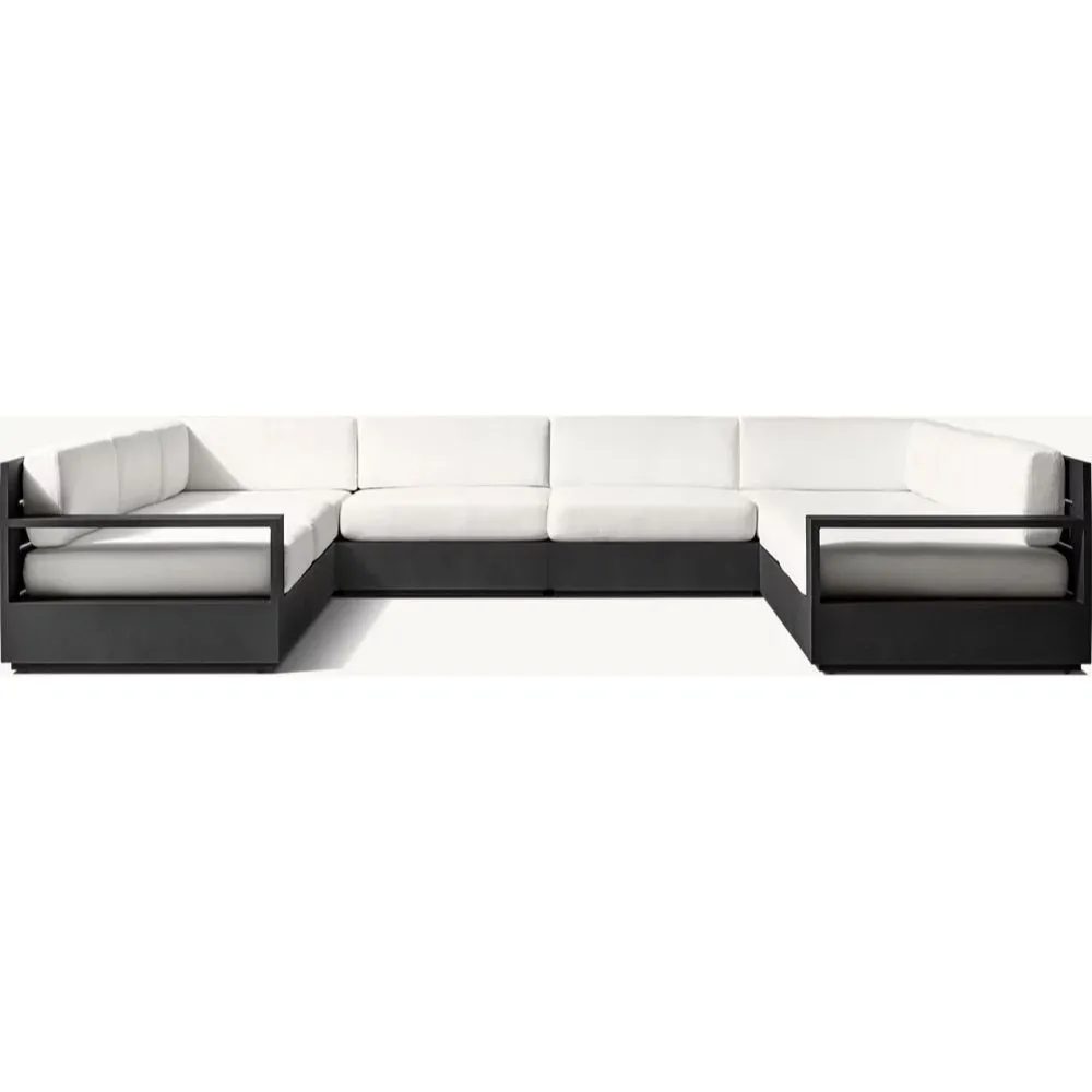 Marbella Aluminum Modular Customizable Sectional sofa