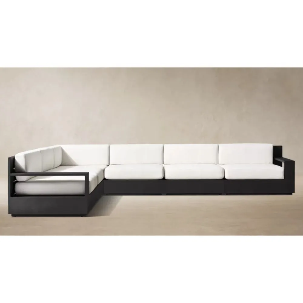 Marbella Aluminum Modular L-Sectional (5)