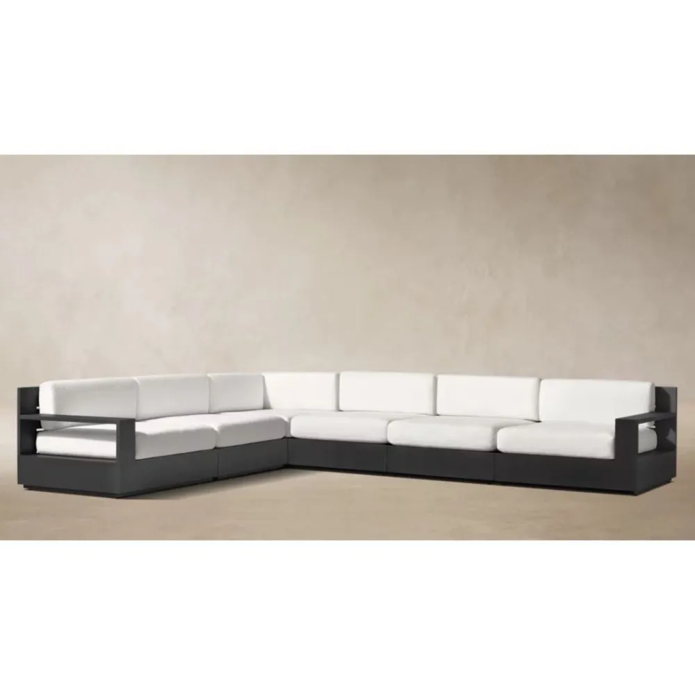 Marbella Aluminum Modular L-Sectional (6)