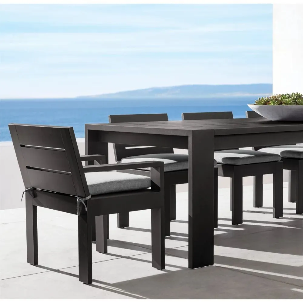 Marbella Aluminum Rectangular Dining Table (1)