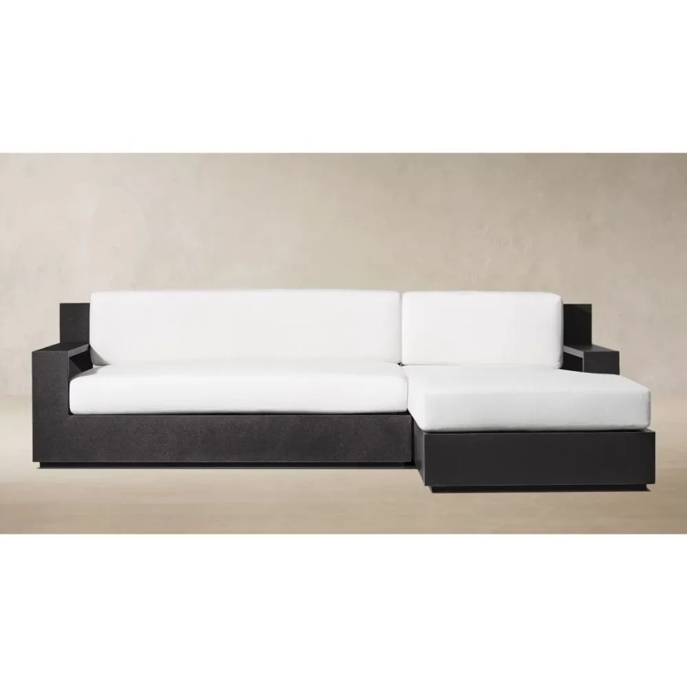 Marbella Aluminum Right-Arm Chaise Sectional (4)