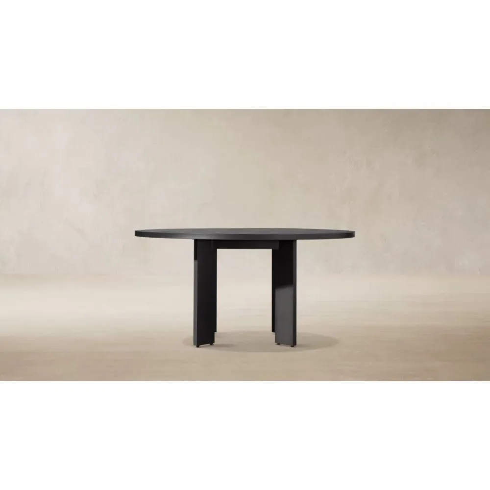 Marbella Aluminum Round Dining Table (3)