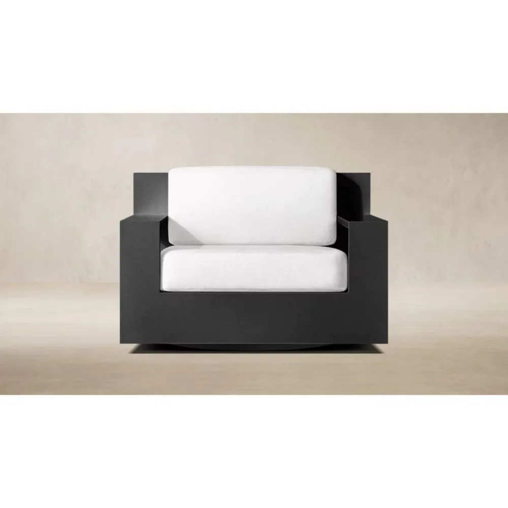 Marbella Aluminum Swivel Lounge Chair (3)