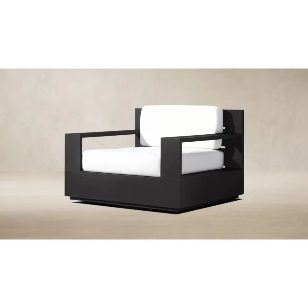 Marbella Aluminum Swivel Lounge Chair (5)