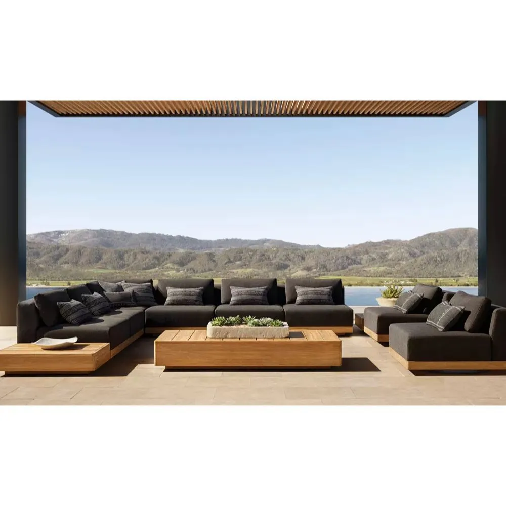 Santos Teak Rectangular Coffee Table (1)