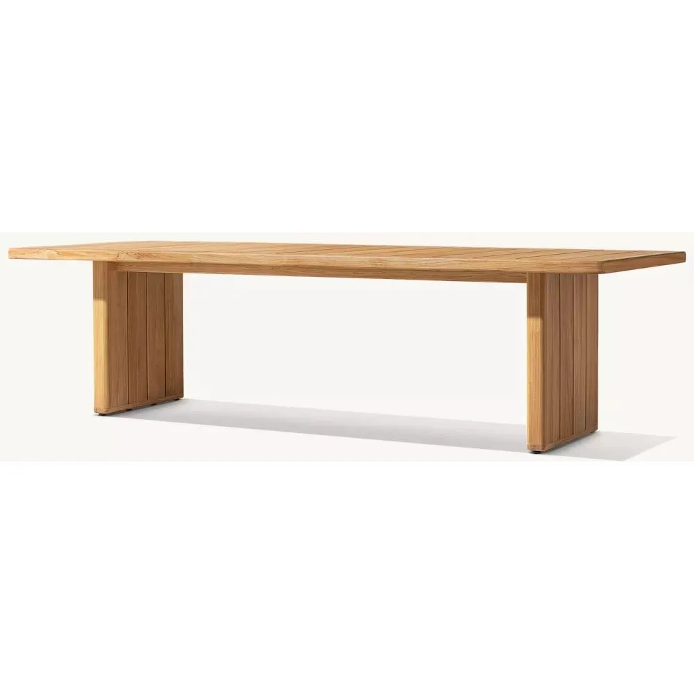 Santos Teak Rectangular Dining Table (3)