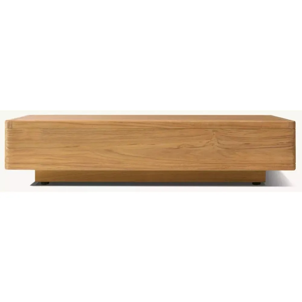 Santos Teak Rectangular Side Table (3)