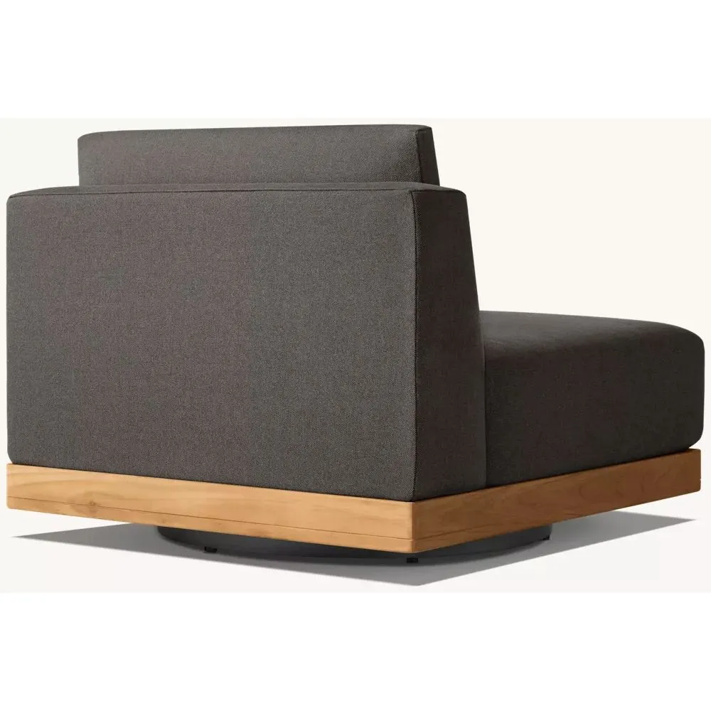 Santos Teak Swivel Lounge Chair (2)
