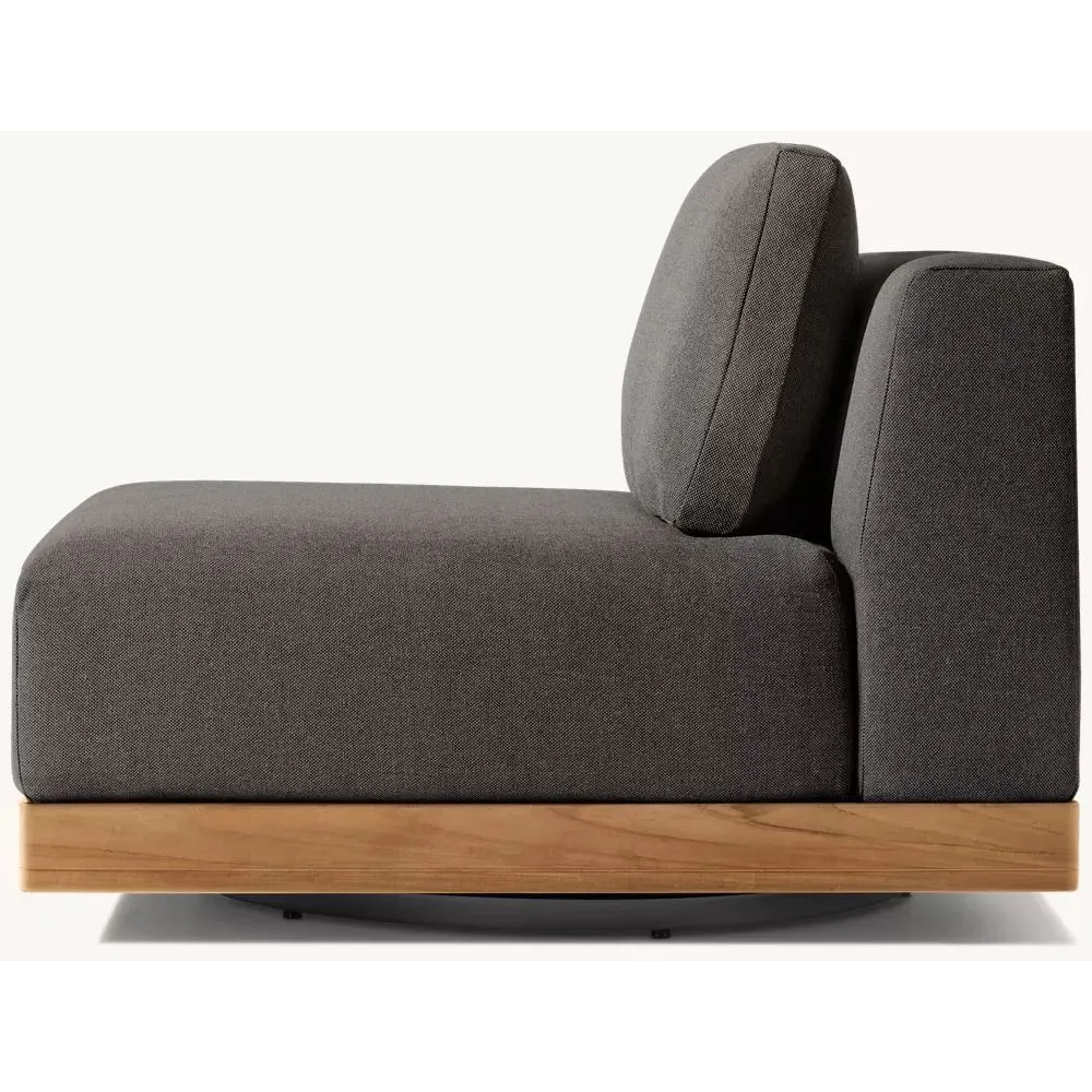 Santos Teak Swivel Lounge Chair (3)