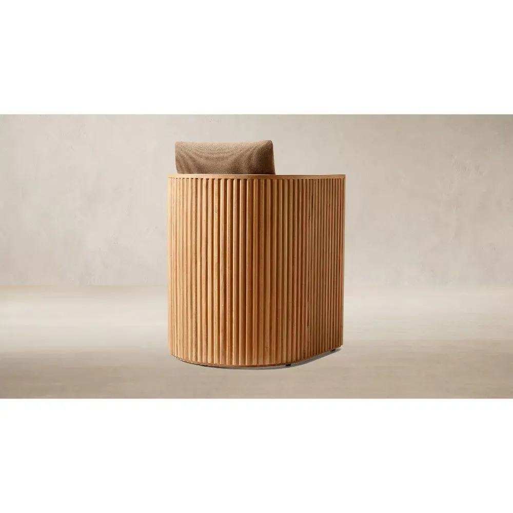 Byron Teak Open-Base Dining Armchair (4)