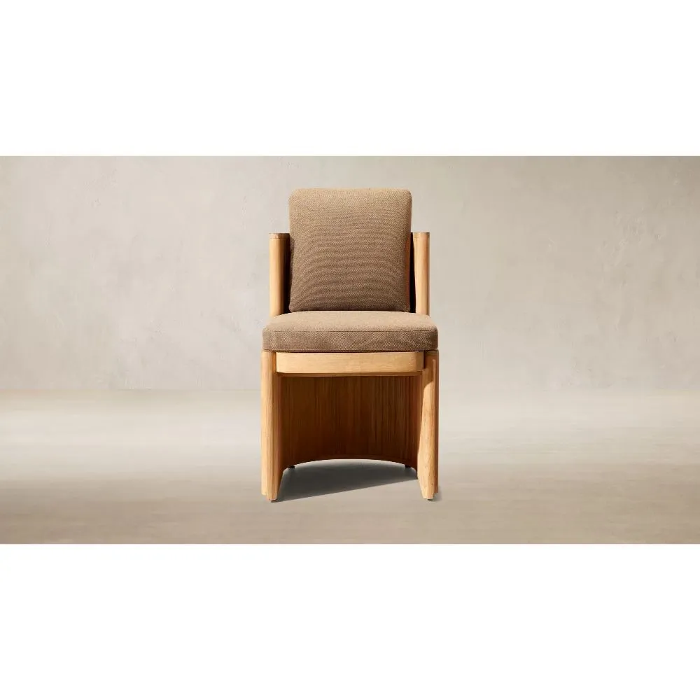 Byron Teak Open-Base Dining Side Chair (1)