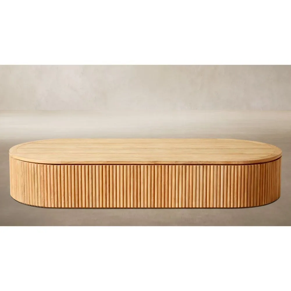 Byron Teak Rectangular Coffee Table (3)