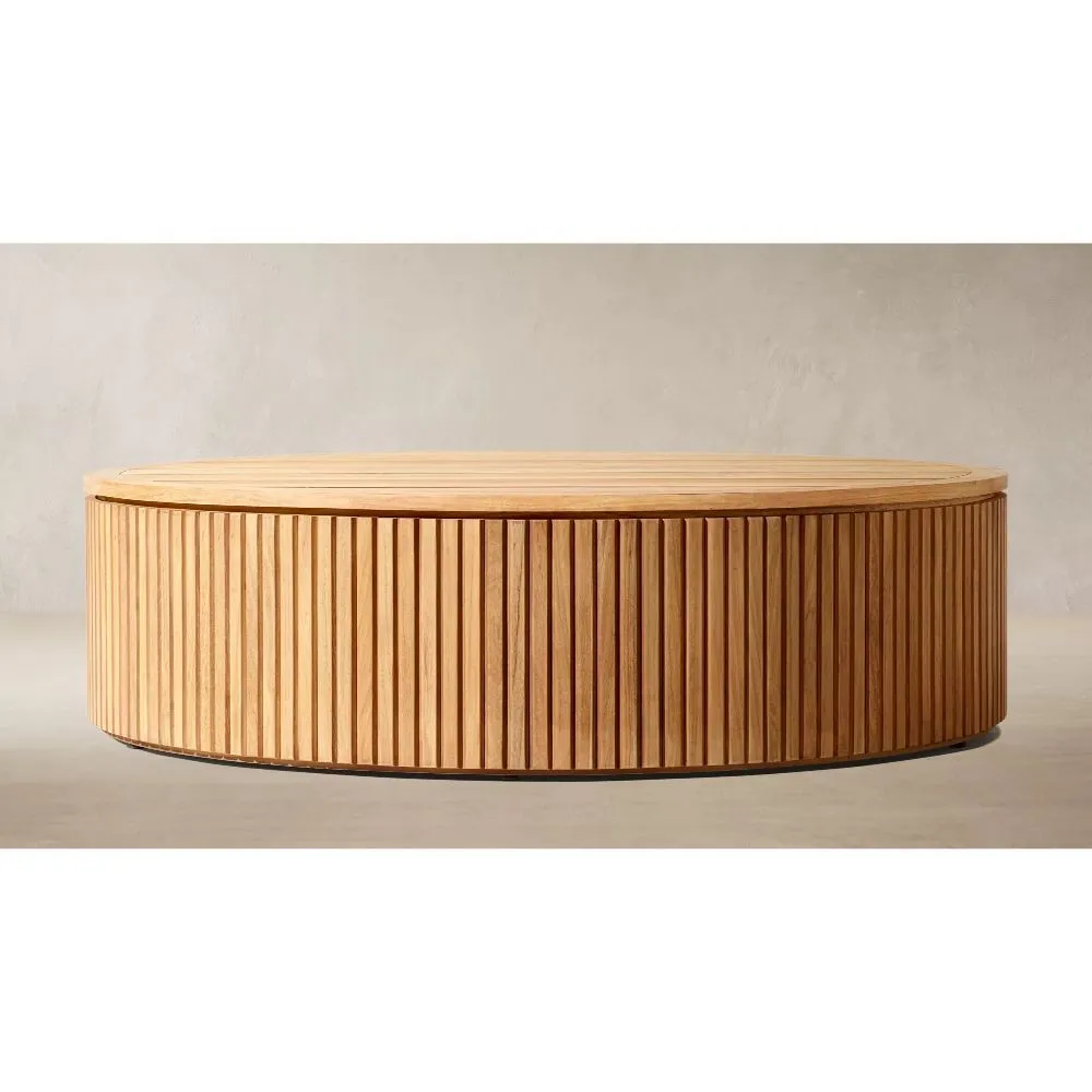 Byron Teak Round Coffee Table (2)