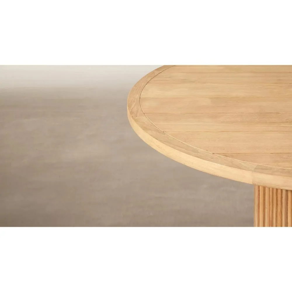 Byron Teak Round Dining Table (3)