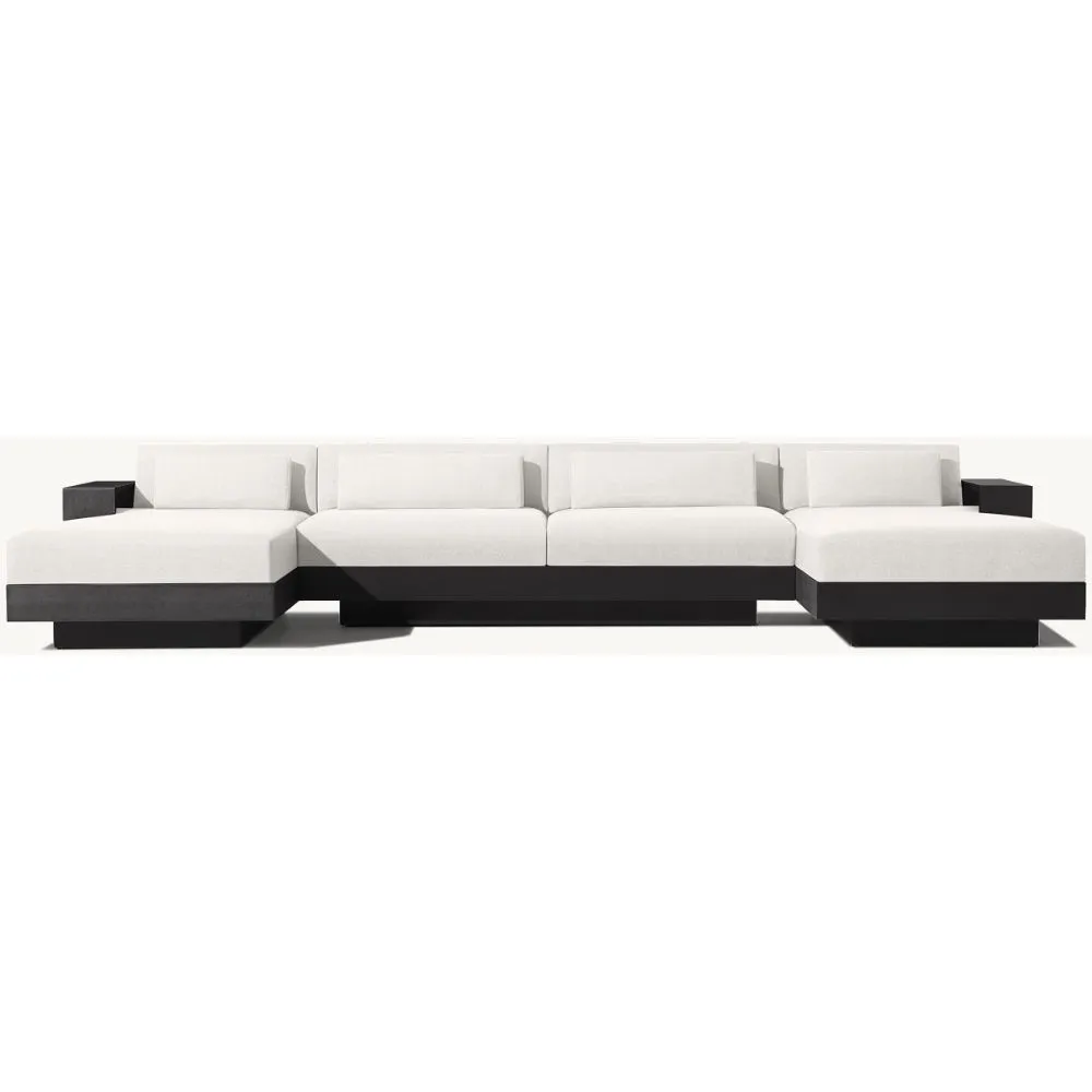 Cape Town Aluminum Customizable Sectional sofa (2)