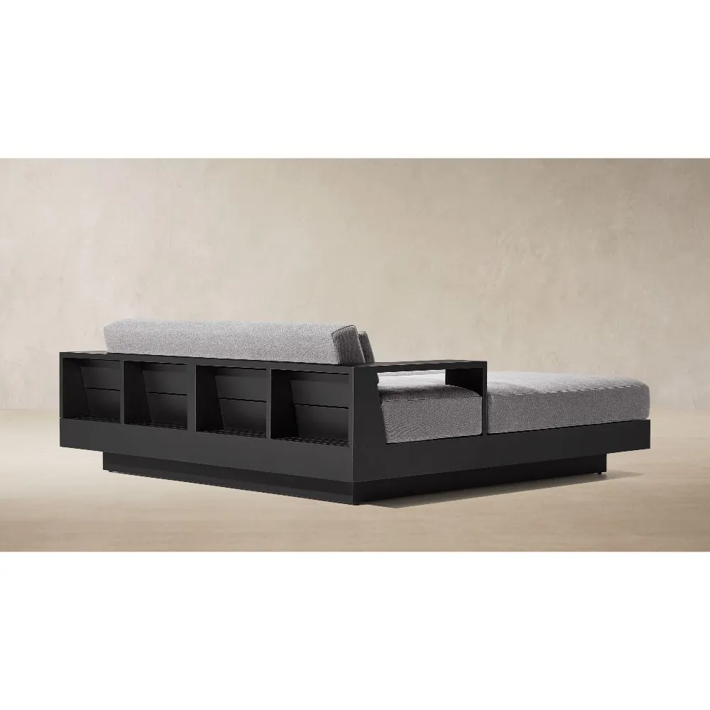 Cape Town Aluminum Double Chaise (1)