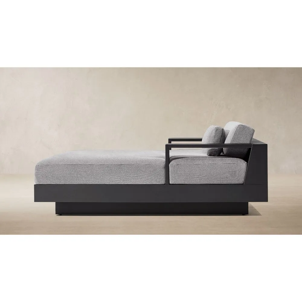 Cape Town Aluminum Double Chaise (2)