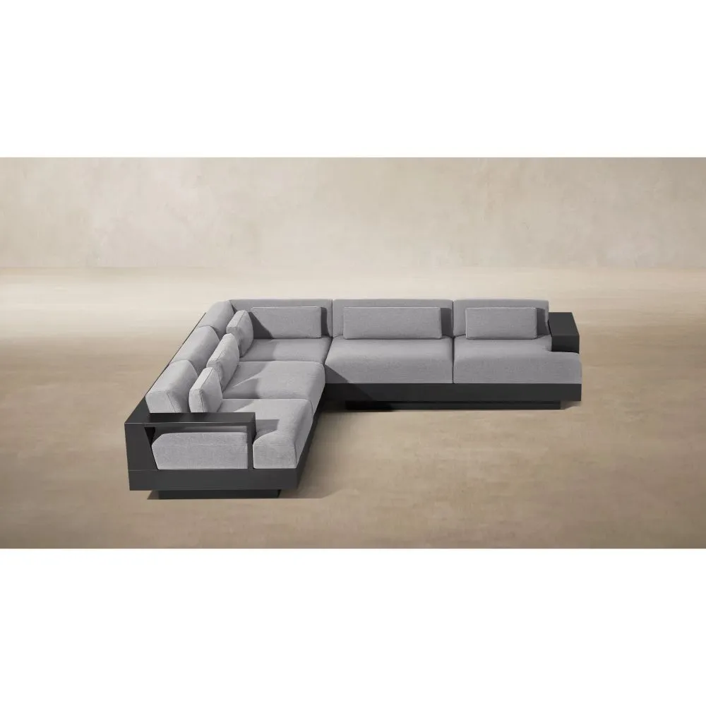 Cape Town Aluminum Left-Arm L-Sectional (1)