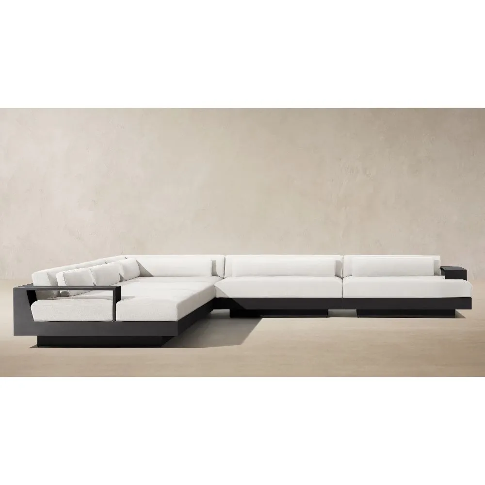 Cape Town Aluminum Modular L-Sectional Daybed (1)