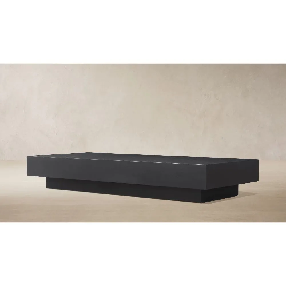 Cape Town Aluminum Rectangular Coffee Table (2)