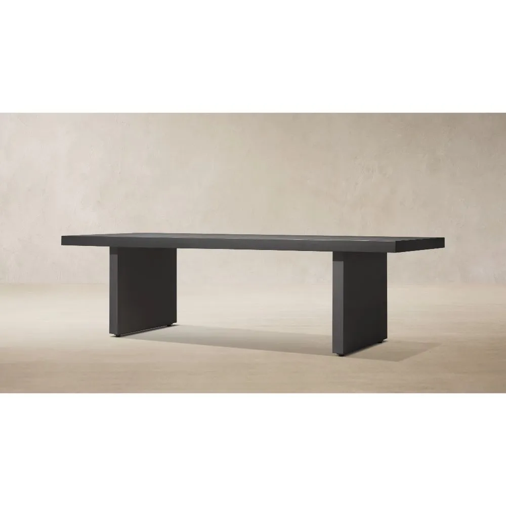 Cape Town Aluminum Rectangular Dining Table (3)