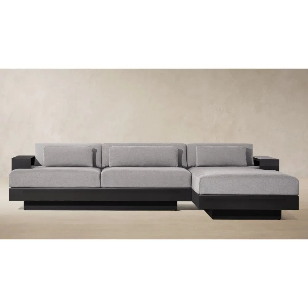 Cape Town Aluminum Right-Arm Chaise Sectional (2)