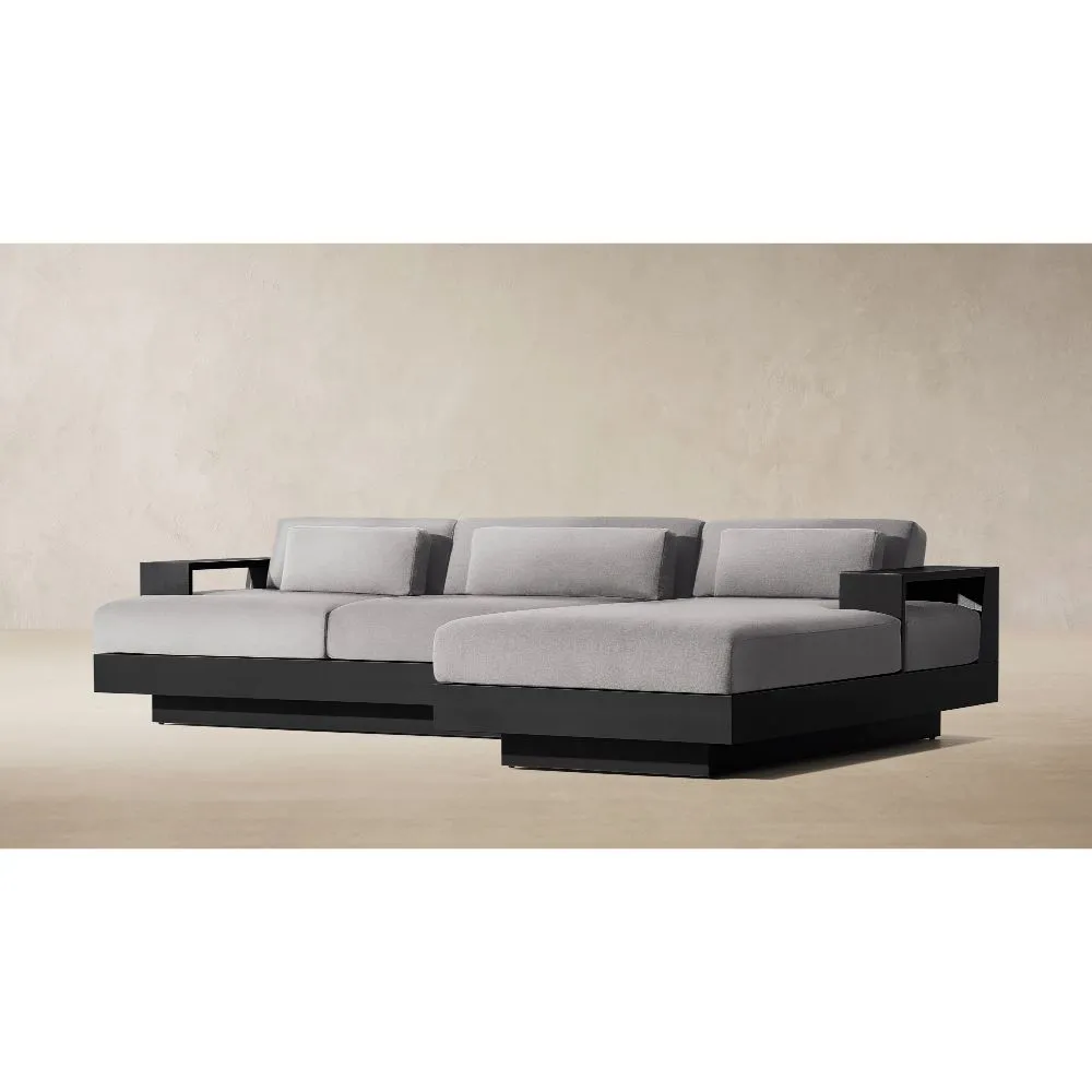 Cape Town Aluminum Right-Arm Chaise Sectional (3)