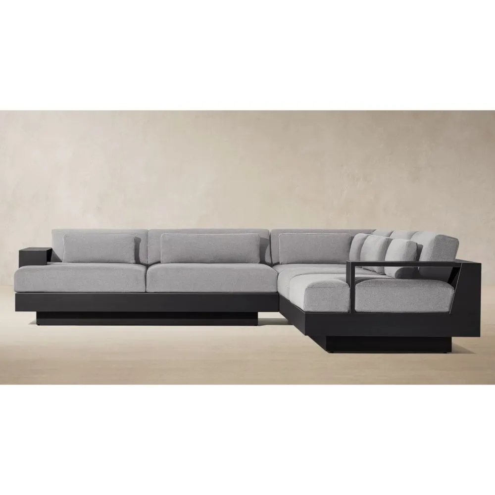 Cape Town Aluminum Right-Arm L-Sectional (4)