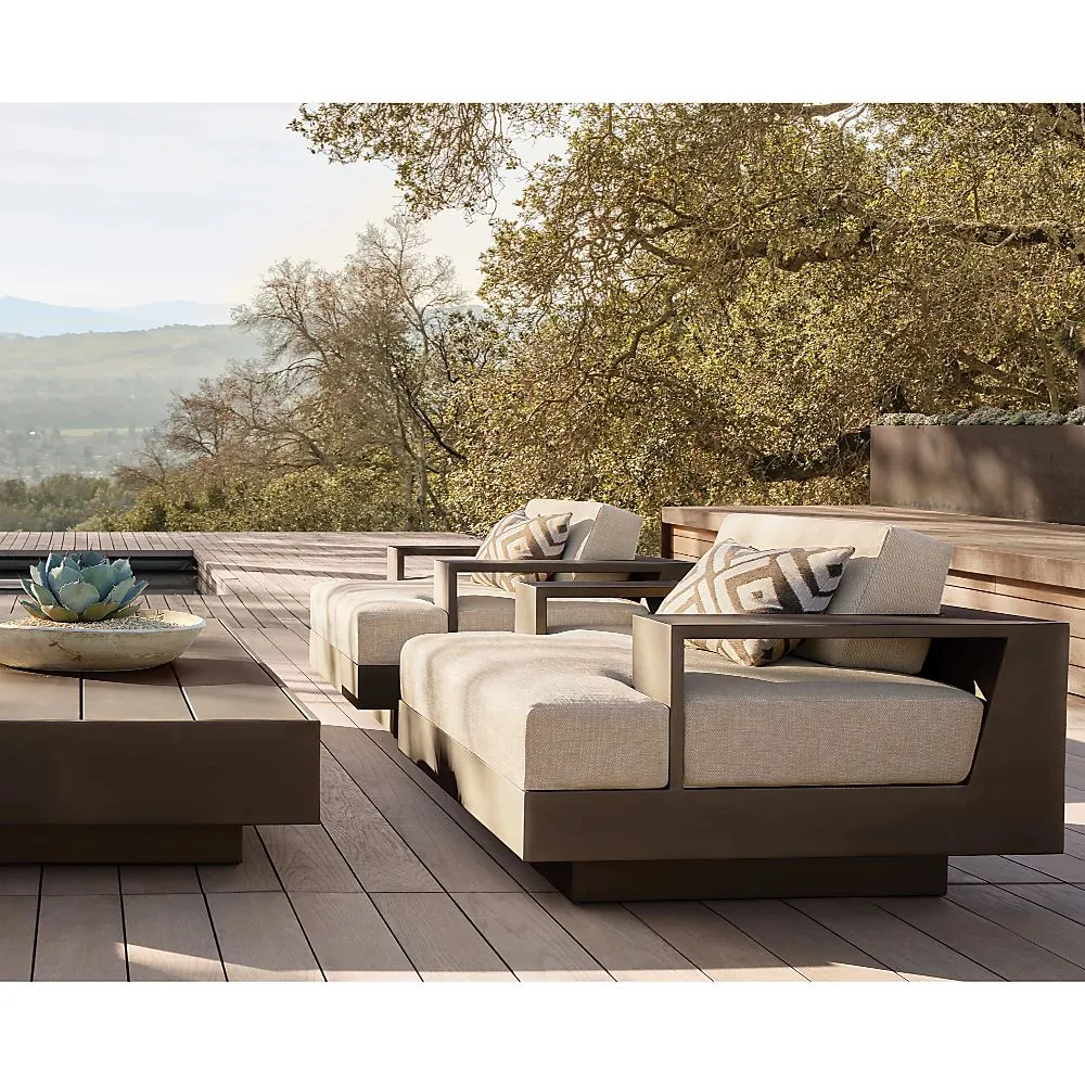 Cape Town Aluminum Swivel Lounge Chair (1)