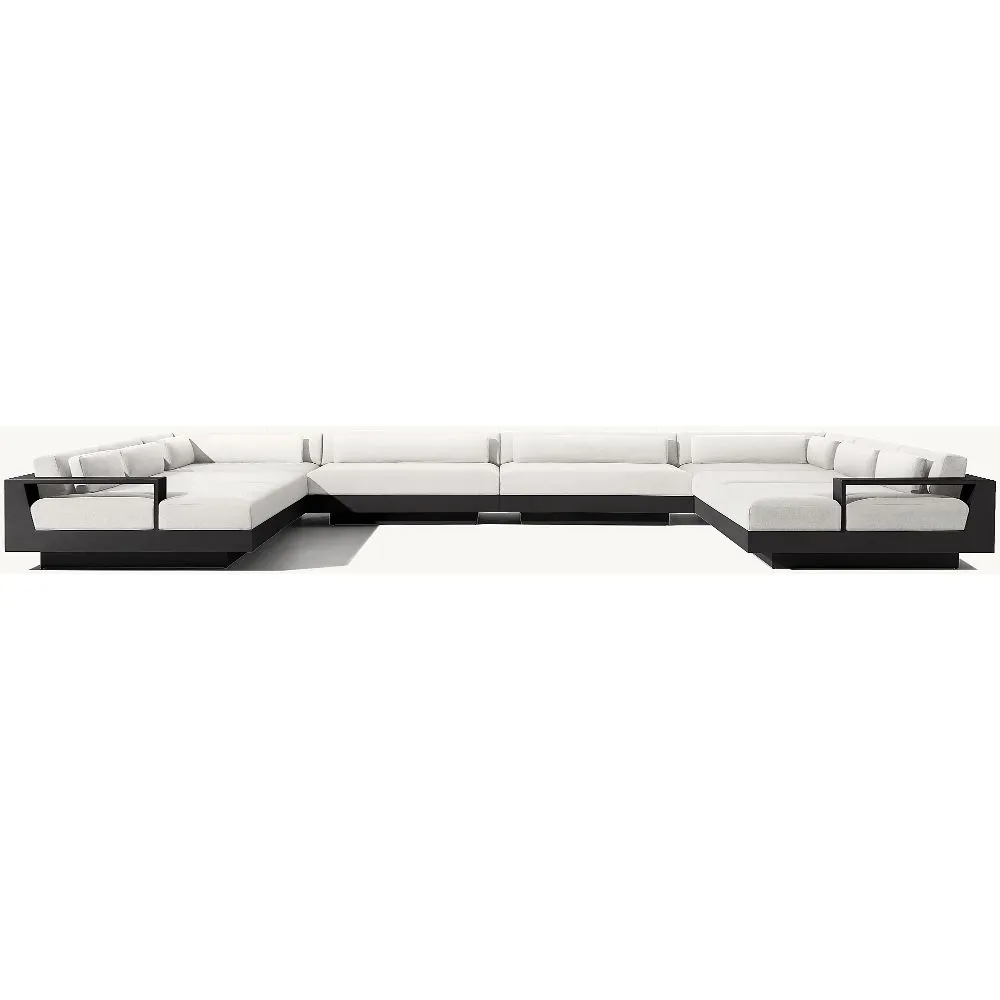 imresizer-Front view of Cape Town Aluminum Customizable Modular Daybed