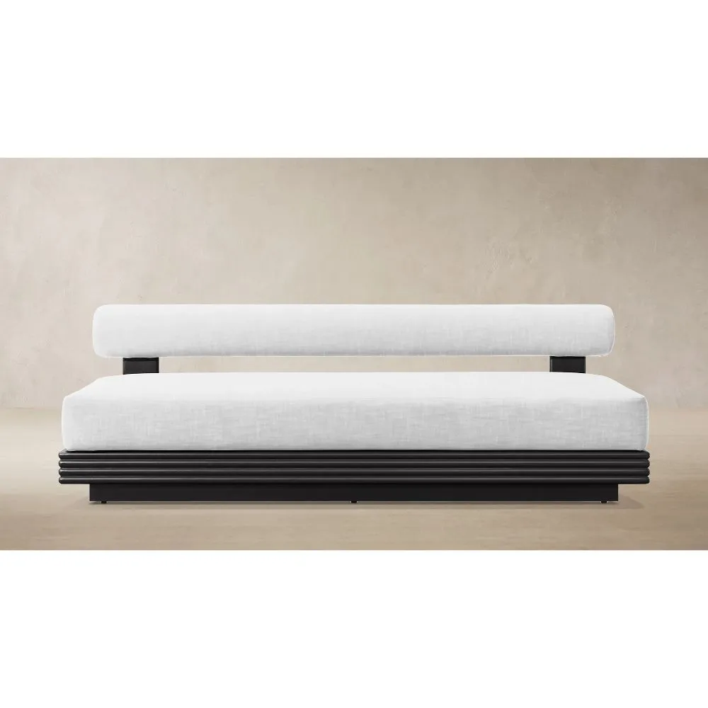 Bondi Aluminum Armless Sofa (1)