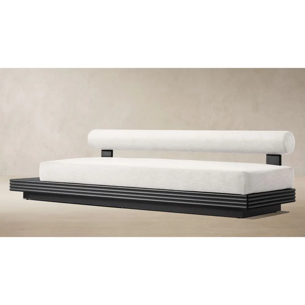 Bondi Aluminum Armless Sofa (2)