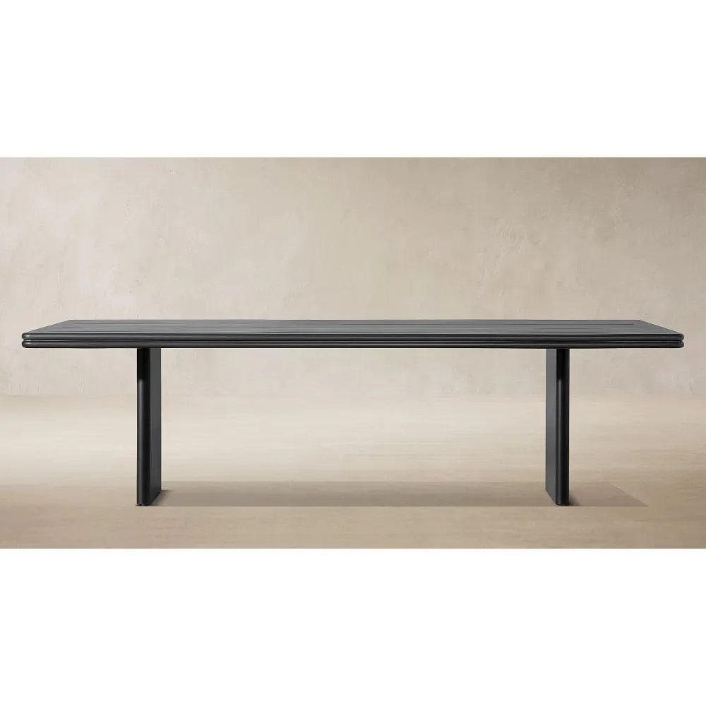 Bondi Aluminum Rectangular Dining Table (2)