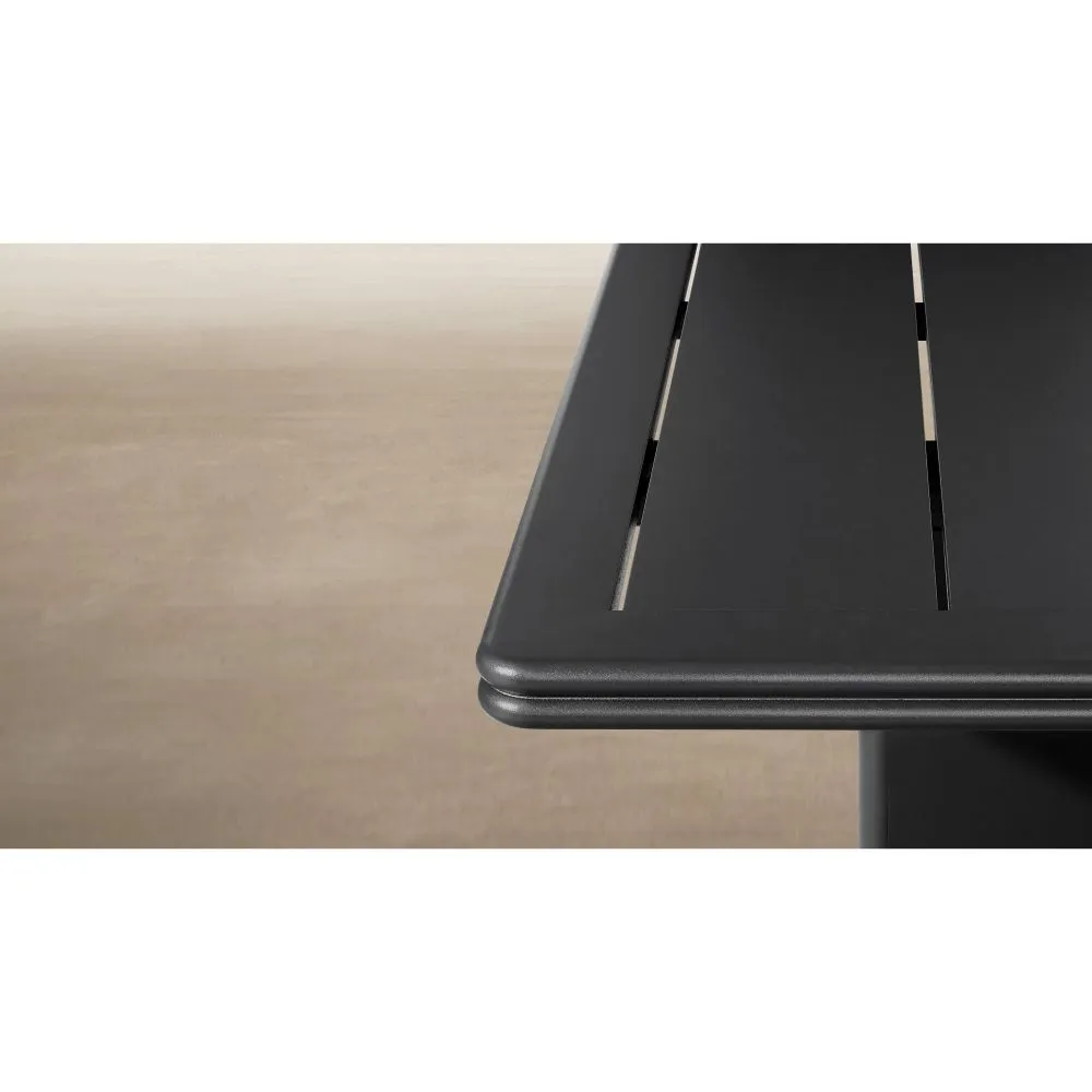 Bondi Aluminum Rectangular Dining Table (4)
