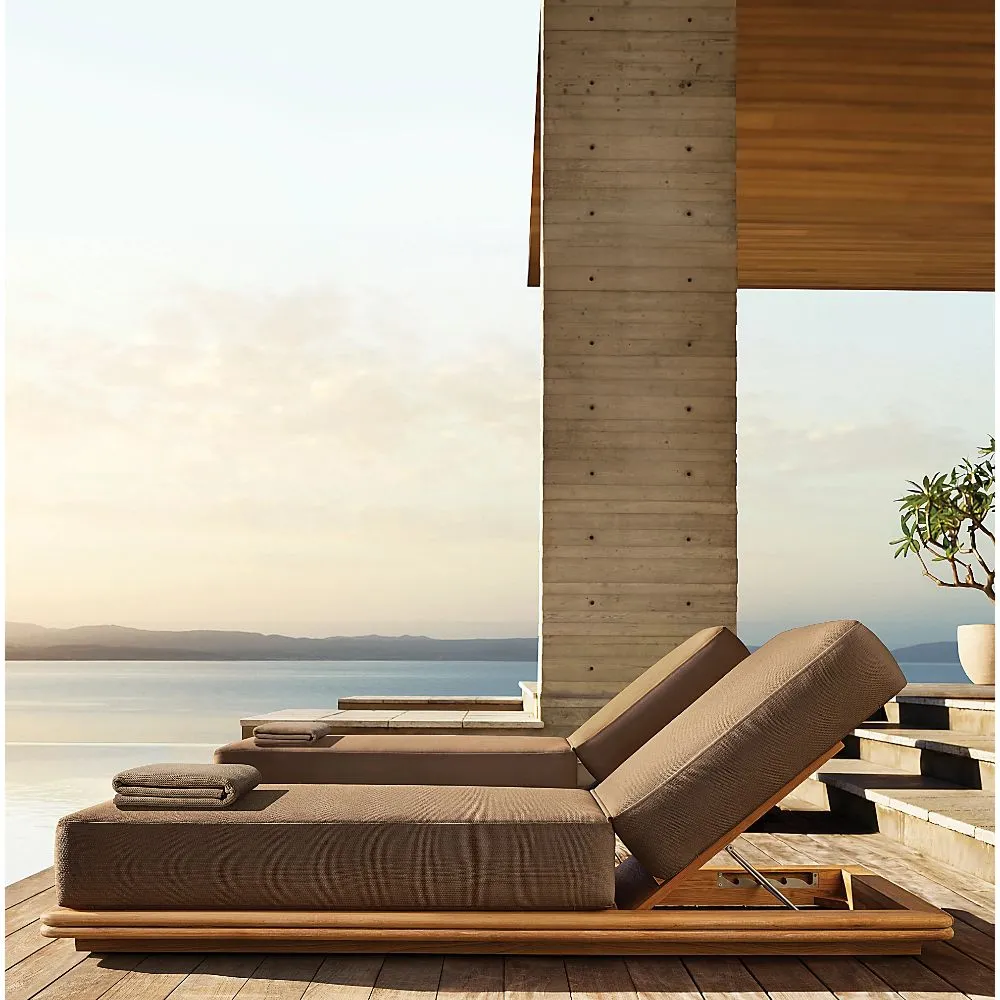 Bondi Teak Adjustable Chaise (1)