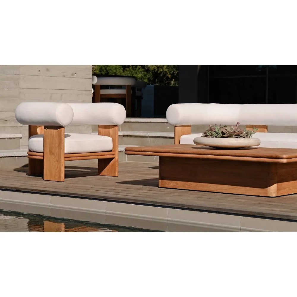 Bondi Teak Armless Sofa (1)