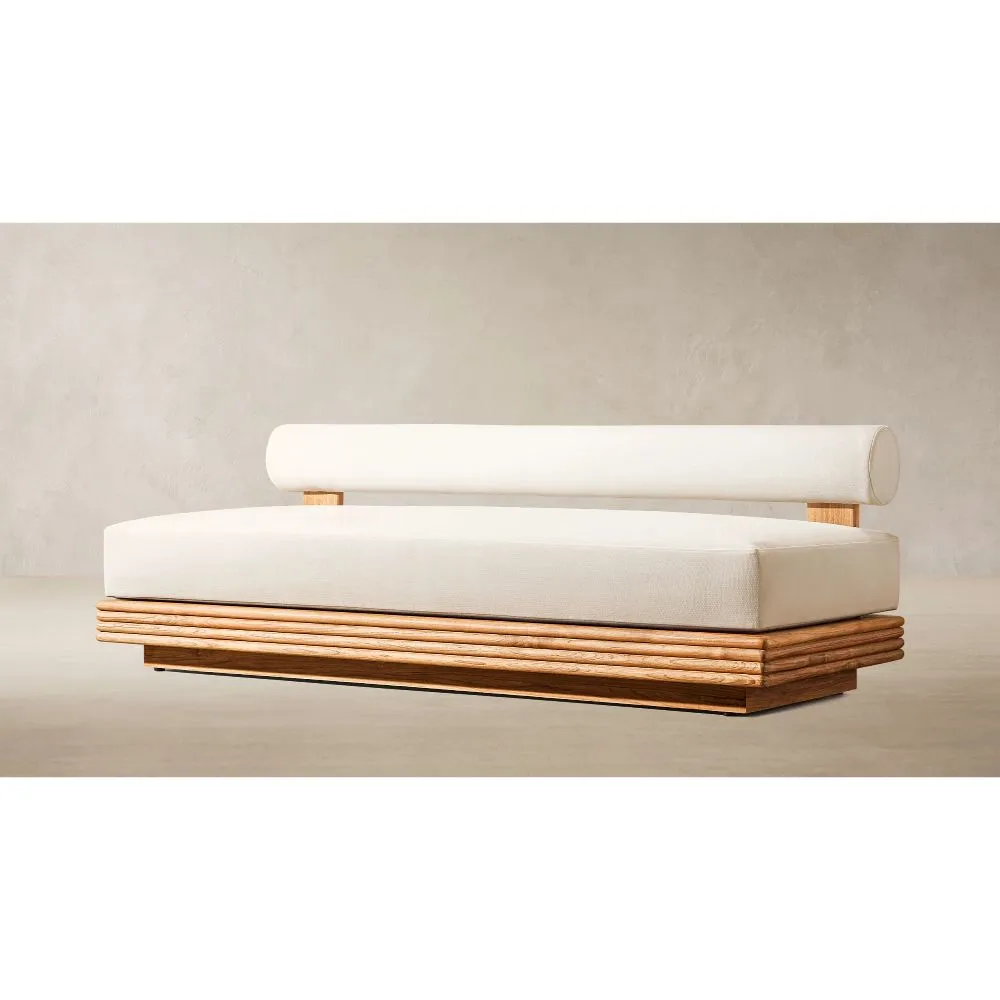 Bondi Teak Armless Sofa (4)