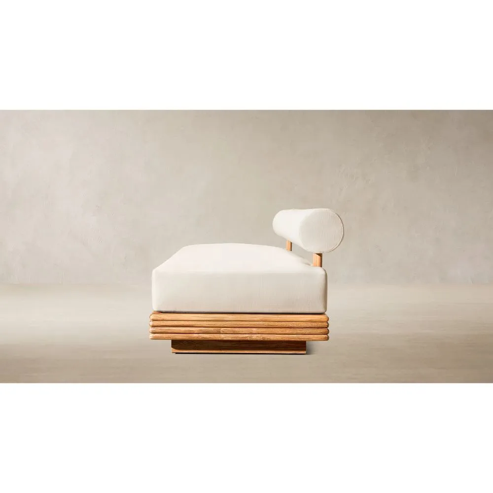 Bondi Teak Armless Sofa (5)