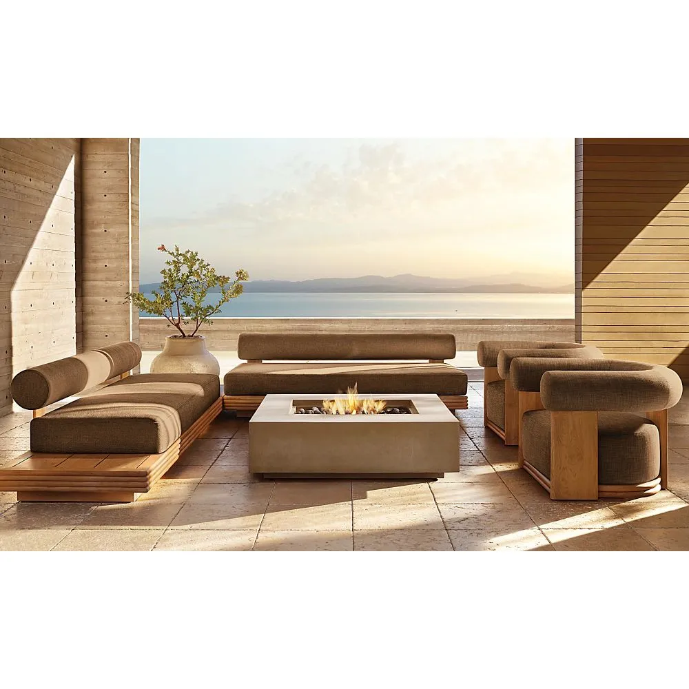 Bondi Teak Modular Left L-Sectional (1)