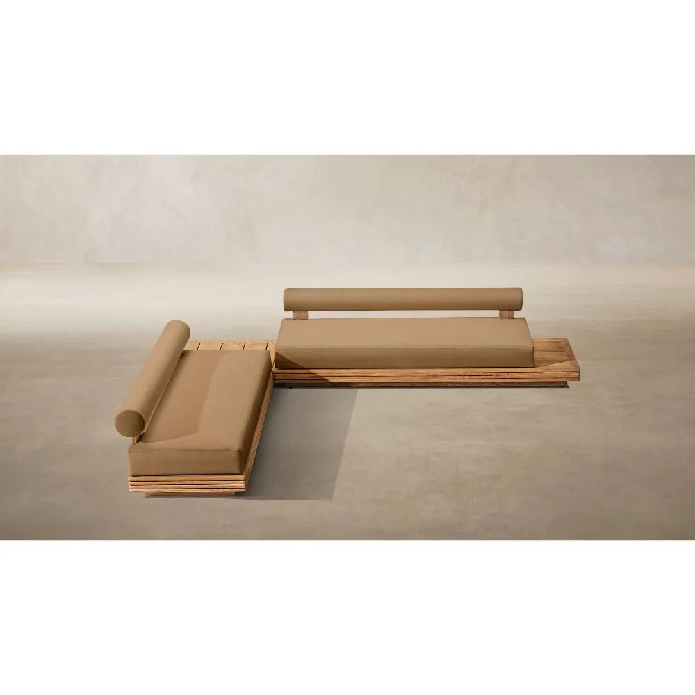 Bondi Teak Modular Left L-Sectional (2)
