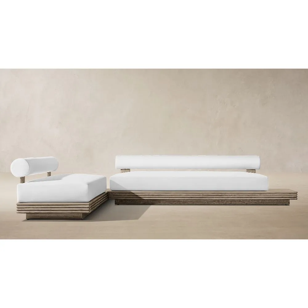 Bondi Teak Modular Left L-Sectional (3)