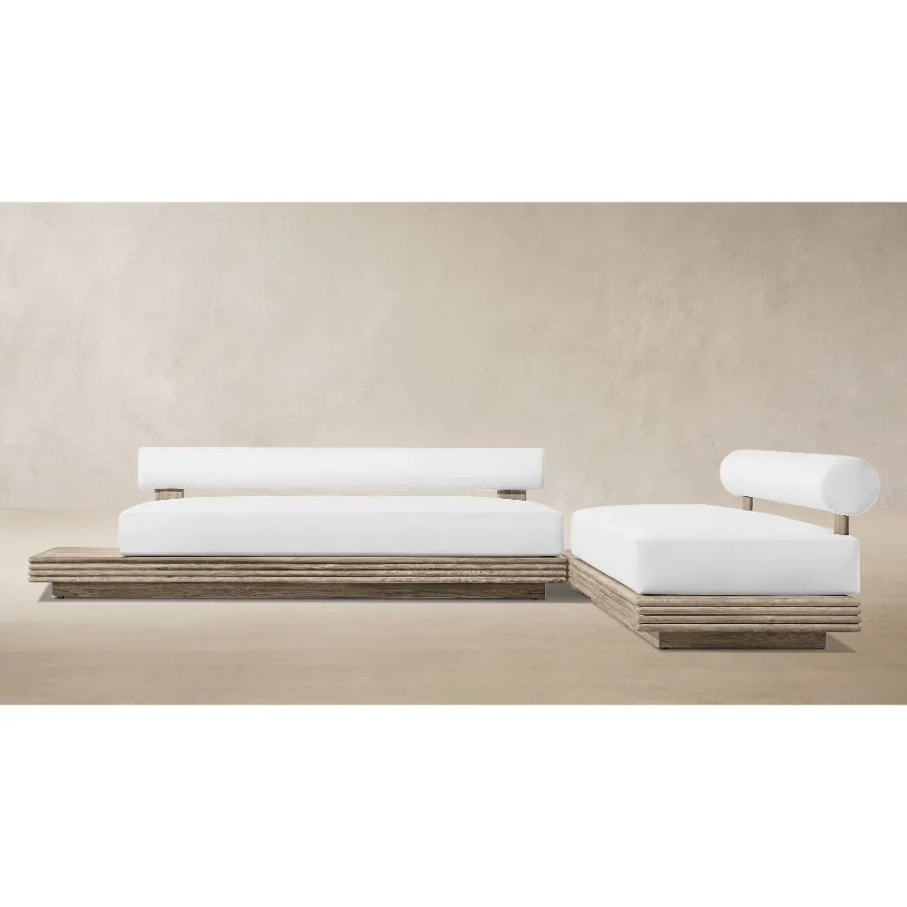 Bondi Teak Modular Right L-Sectional (3)