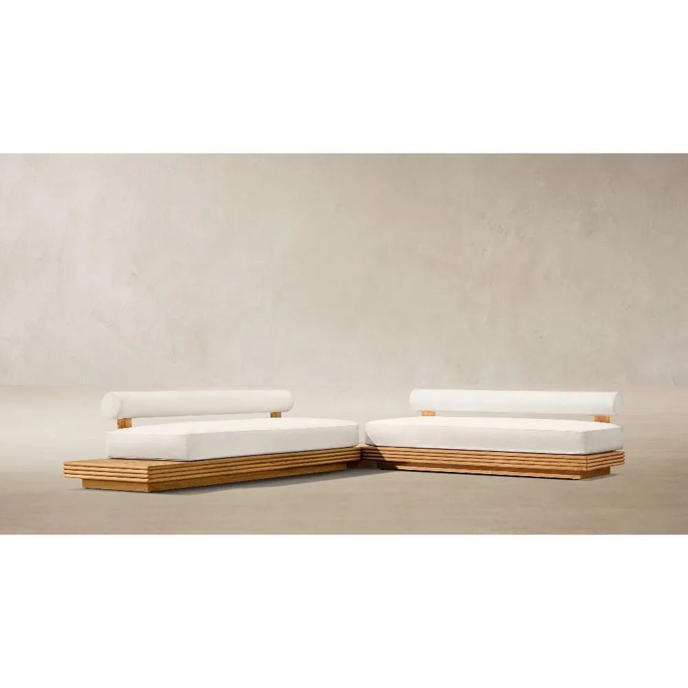 Bondi Teak Modular Right L-Sectional (4)