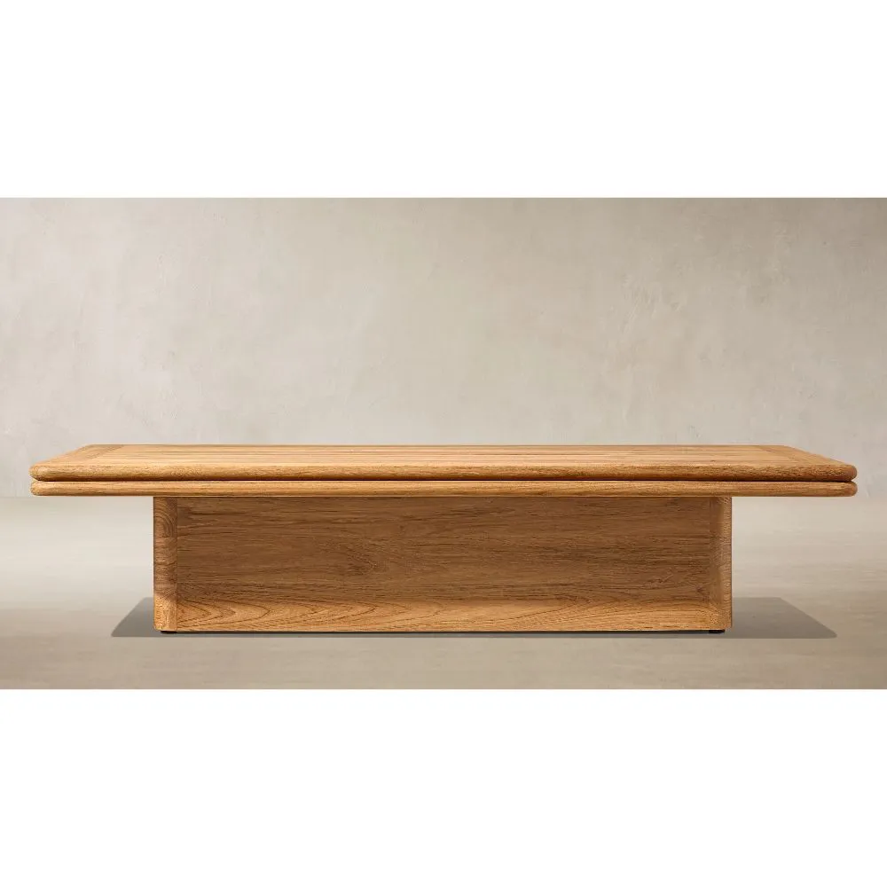 Bondi Teak Rectangular Coffee Table (2)