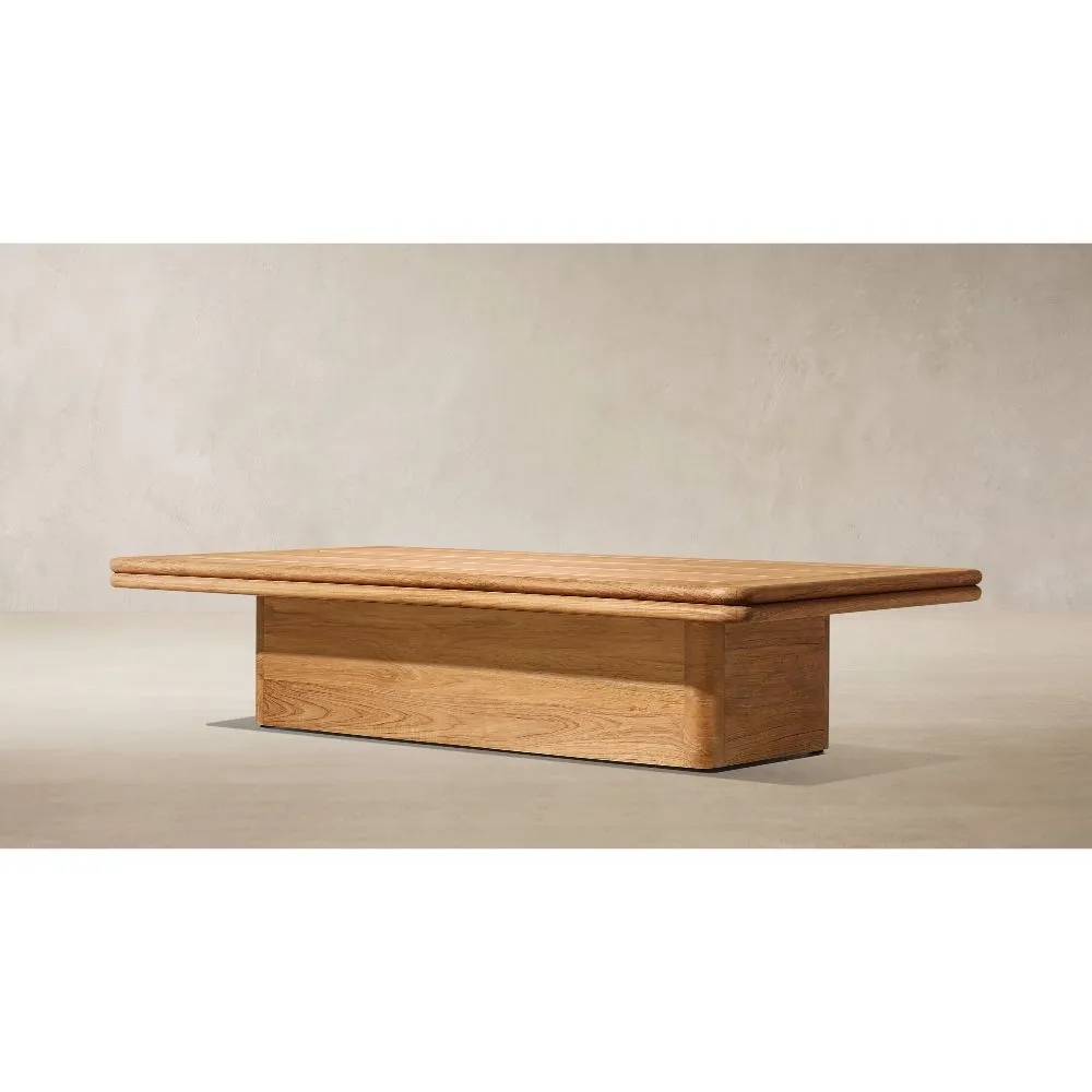 Bondi Teak Rectangular Coffee Table (3)