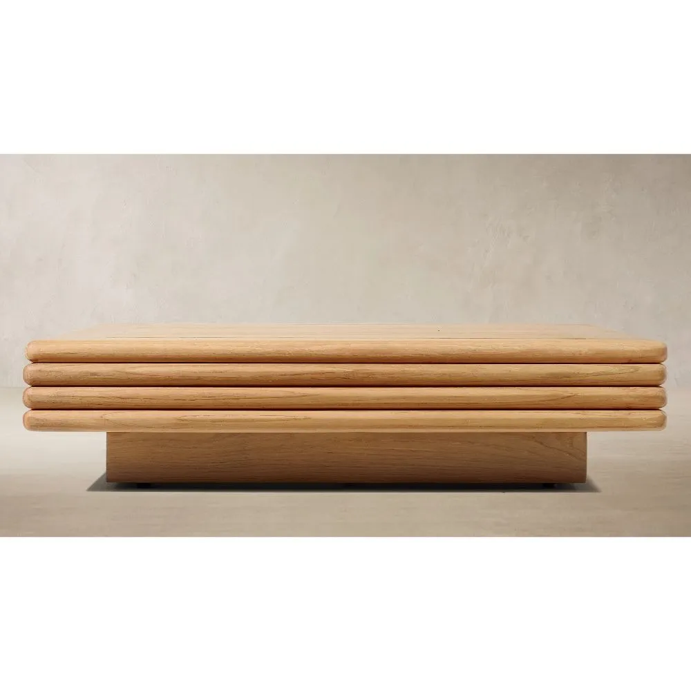 Bondi Teak Square Corner Side Table (1)