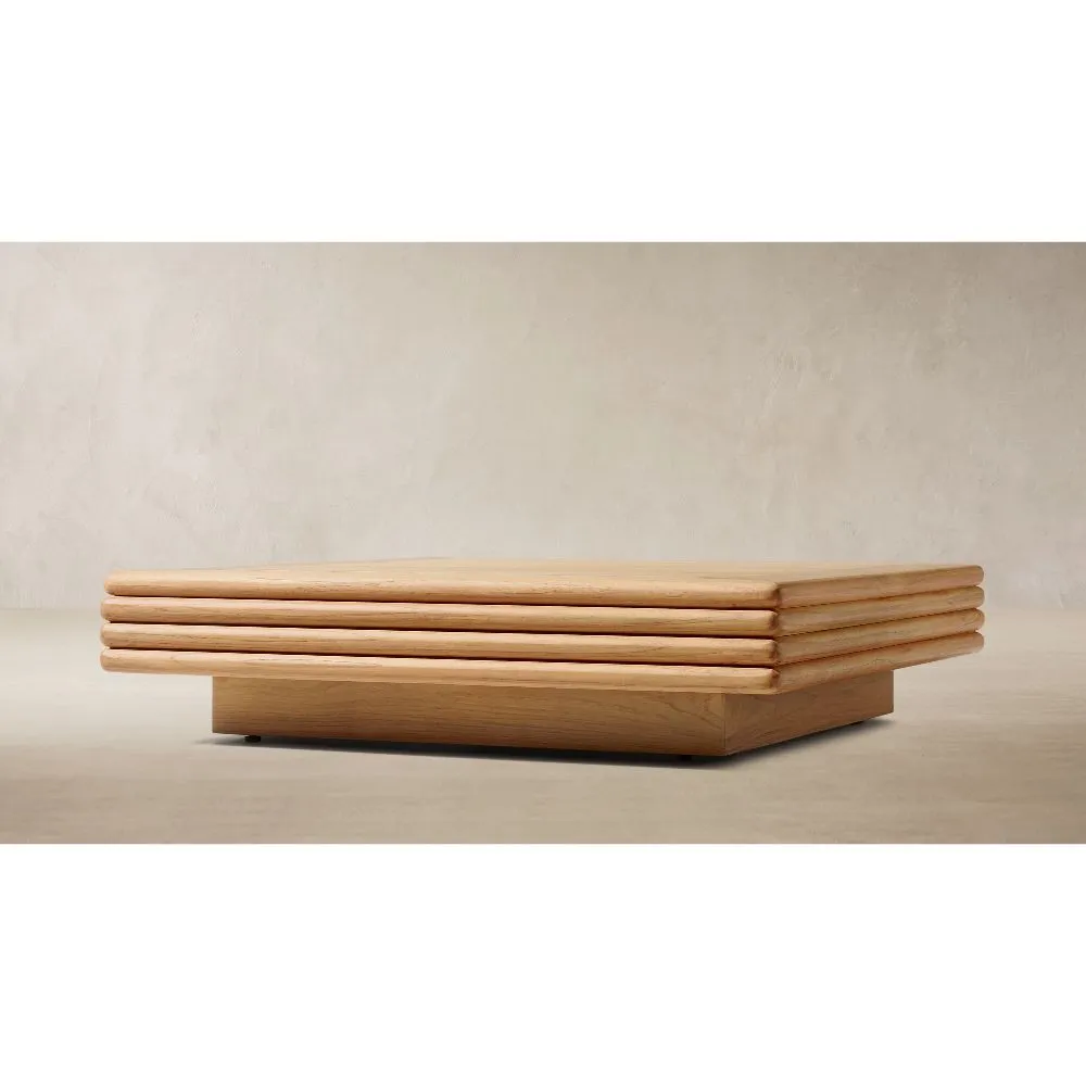 Bondi Teak Square Corner Side Table (2)